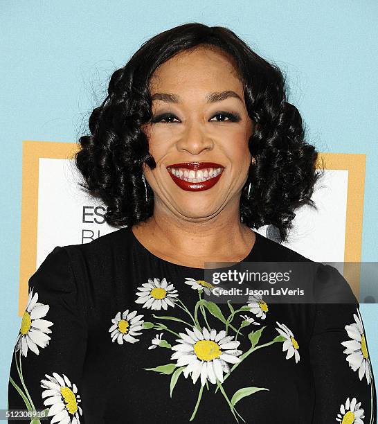 Producer Shonda Rhimes attends the Essence 9th annual Black Women In Hollywood event at the Beverly Wilshire Four Seasons Hotel on February 25, 2016...