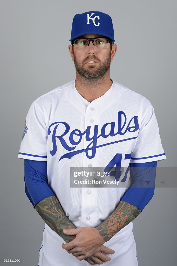 Peter Rouch Kc Peter Moylan of the Kansas City Royals poses during Photo Day on ...