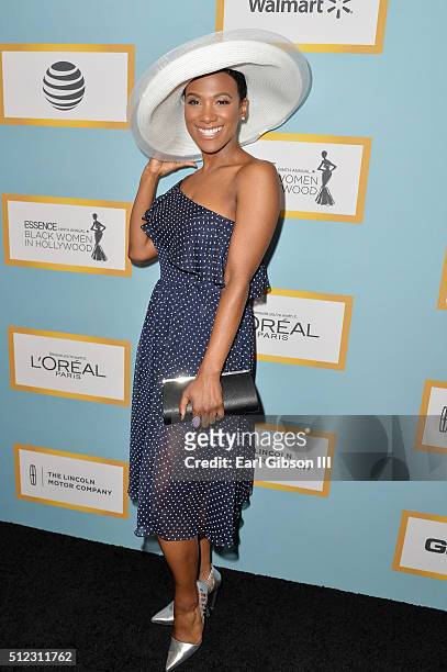 Actress Vicky Jeudy attends the 2016 ESSENCE Black Women In Hollywood awards luncheon at the Beverly Wilshire Four Seasons Hotel on February 25, 2016...