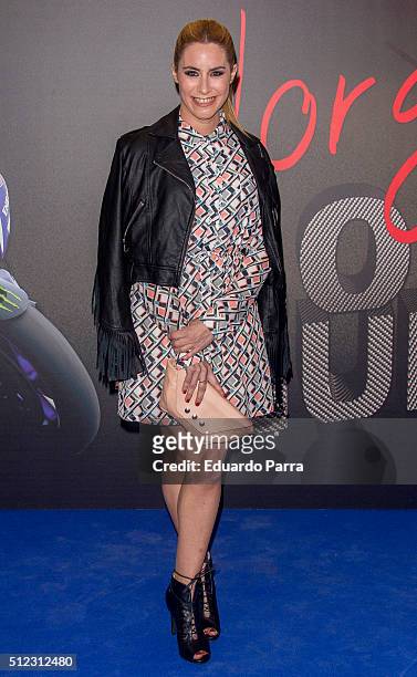 Ainhoa Arbizu attends 'Lorenzo, guerrero' premiere at Proyecciones cinema on February 25, 2016 in Madrid, Spain.