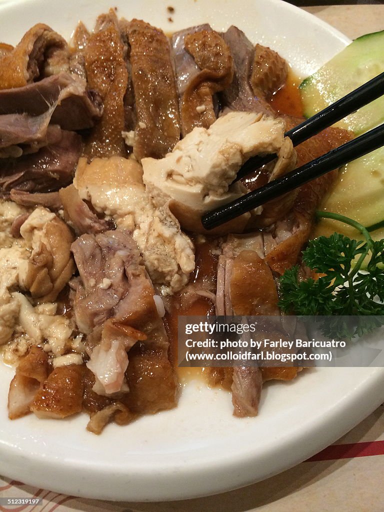 Chinese marinated goose