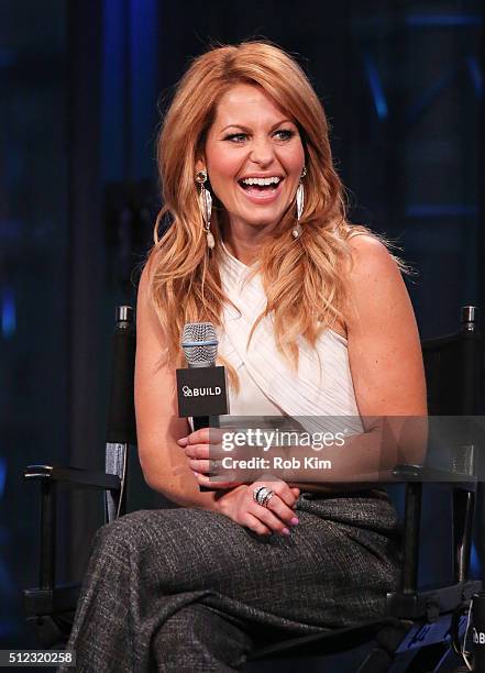 Candace Cameron Bure attends the AOL Build Speakers Series to discuss "Fuller House" at AOL Studios In New York on February 25, 2016 in New York City.