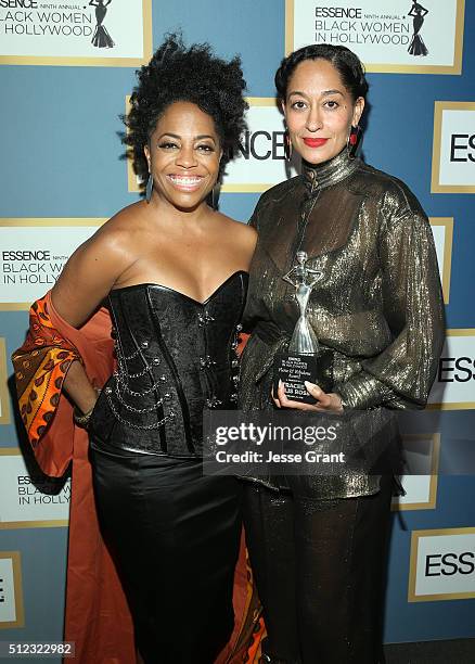 Rhonda Ross Kendrick and Tracee Ellis Ross attend the 2016 ESSENCE Black Women In Hollywood awards luncheon at the Beverly Wilshire Four Seasons...