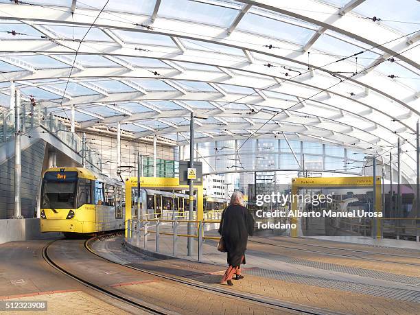 manchester, tracks at victoria train station - victoria station manchester stock pictures, royalty-free photos & images