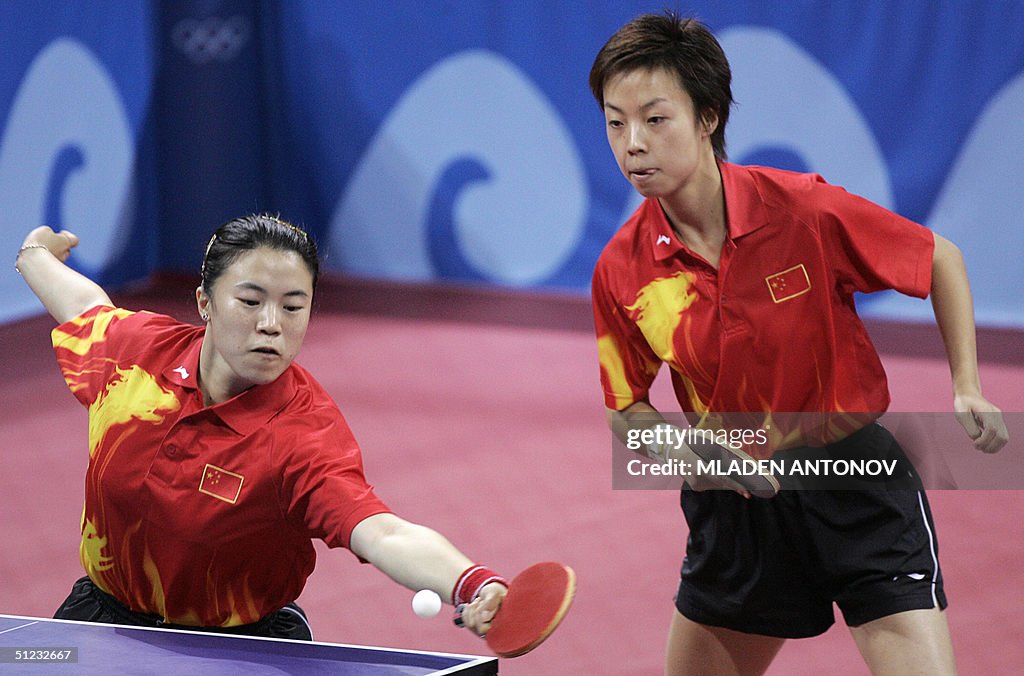 Chinese Wang Nan and Yining Zhang in act
