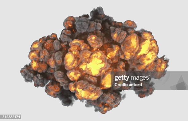 top view explosion with cliping path - chroma key stock pictures, royalty-free photos & images