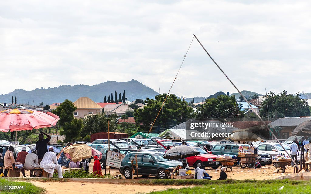 Afrikanische Leben. Abuja, Nigeria.
