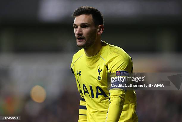 Hugo Lloris of Tottenham Hotspur during the UEFA Europa League match between Tottenham Hotspur and Fiorentina at White Hart Lane on February 25, 2016...