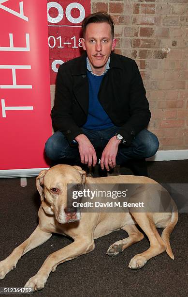 Laurence Fox attends the press night performance of "The Patriotic Traitor" at the Park Theatre on February 25, 2016 in London, England.