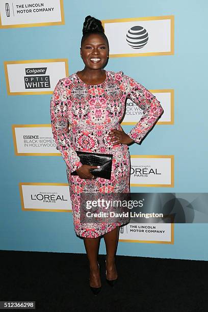 Actress Deborah Joy Winans arrives at the Essence 9th Annual Black Women event in Hollywood at the Beverly Wilshire Four Seasons Hotel on February...