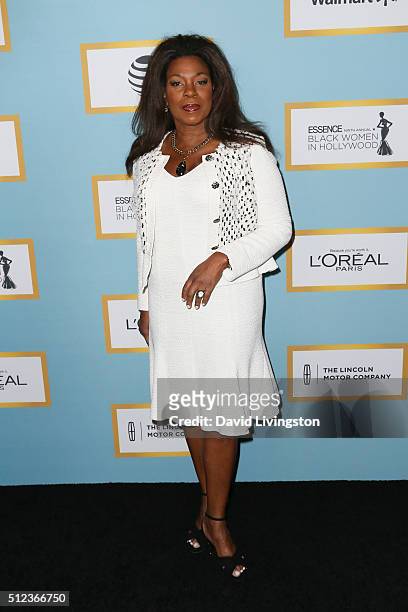 Actress Lorraine Toussaint arrives at the Essence 9th Annual Black Women event in Hollywood at the Beverly Wilshire Four Seasons Hotel on February...