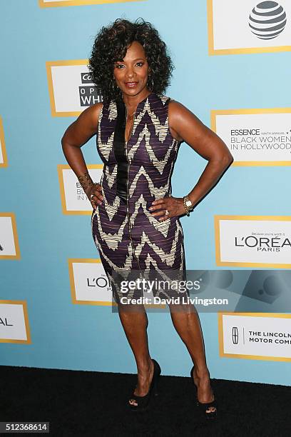 Actress Vanessa Bell Calloway arrives at the Essence 9th Annual Black Women event in Hollywood at the Beverly Wilshire Four Seasons Hotel on February...