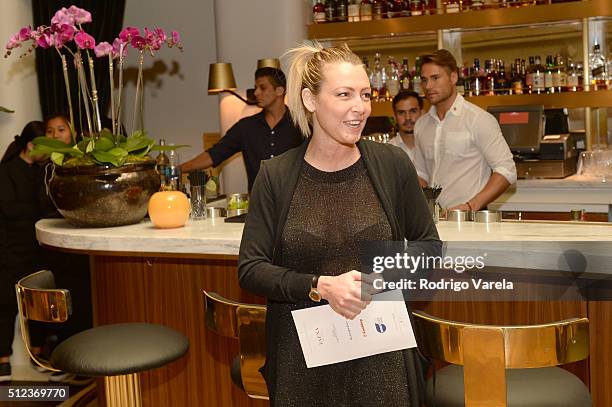 Marketing Manager for Marchesi di Barolo Wines, Valentina Abbona attends a Dinner Hosted By Francis Mallmann And Paul Qui during 2016 Food Network &...