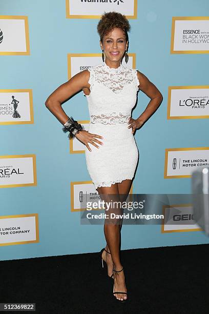 Actress Nicole Ari Parker arrives at the Essence 9th Annual Black Women event in Hollywood at the Beverly Wilshire Four Seasons Hotel on February 25,...