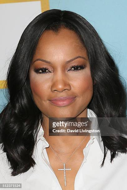 Actress Garcelle Beauvais arrives at the Essence 9th Annual Black Women event in Hollywood at the Beverly Wilshire Four Seasons Hotel on February 25,...