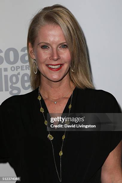 Actress Maeve Quinlan arrives at the 40th Anniversary of the Soap Opera Digest at The Argyle on February 24, 2016 in Hollywood, California.