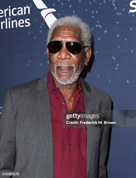 Actor Morgan Freeman attends the 3rd annual unite4:humanity at Montage Beverly Hills on February 25, 2016 in Beverly Hills, California.