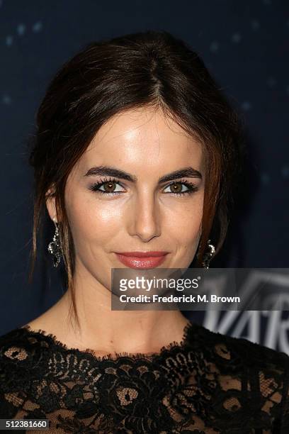 Actress Camilla Belle attends the 3rd annual unite4:humanity at Montage Beverly Hills on February 25, 2016 in Beverly Hills, California.