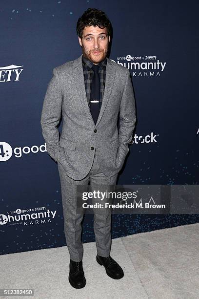 Actor Adam Pally attends the 3rd annual unite4:humanity at Montage Beverly Hills on February 25, 2016 in Beverly Hills, California.