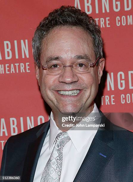 Mark Sendroff attends "A Room Of My Own" opening night at June Havoc Theatre, Abingdon Theatre Company on February 25, 2016 in New York City.