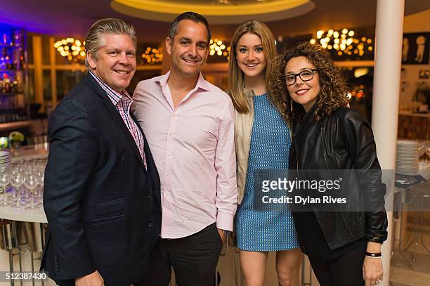 John Peter Larson, Mike Appel, Katie Bonneau and Rishia Zimmern attend 2016 Food Network & Cooking Channel South Beach Wine & Food Festival Presented...