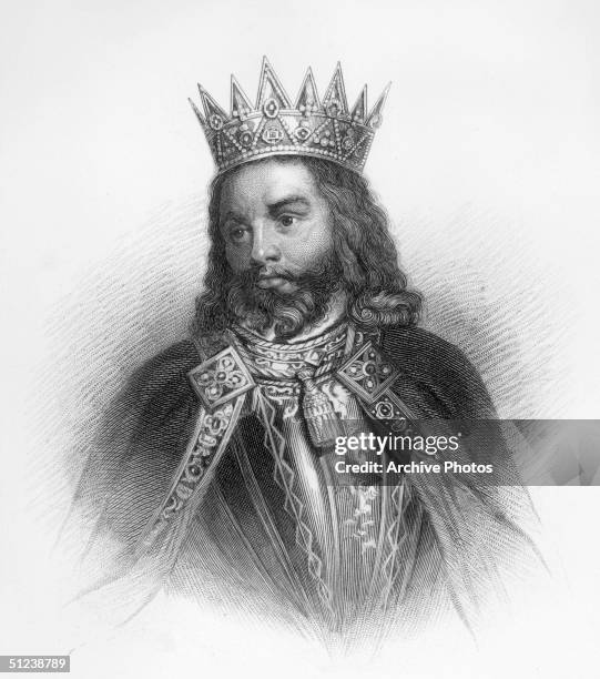 Circa 1250, Rudolf I King of Germany and first Habsburg Holy Roman Emperor from 1273. Son of Albert IV, Count of Habsburg. Landgrav of Alsace '39-91,...