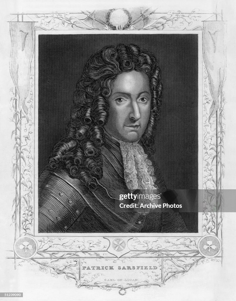 Circa 1680, Patrick Sarsfield , 1st earl of Lucan, Irish Jacobite