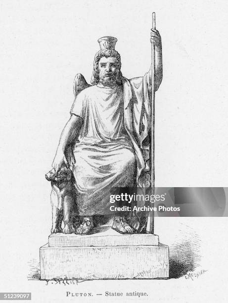 Circa 100 BC, Pluto . Greco-Roman god of the Underworld. Assisted his two brothers, Jupiter and Neptune to overthrow their father, the Titan, Saturn,...