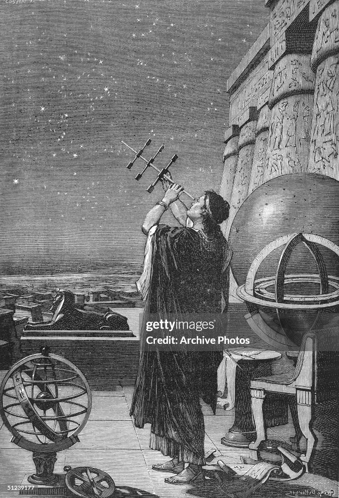 Circa 100 BC, Greek astronomer Hipparchus, who completed the first