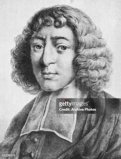 Circa 1660, Benedict Spinoza , aka Baruch Spinoza. Dutch philosopher of Portuguese-Jewish heritage whose independent thinking led to expulsion from...