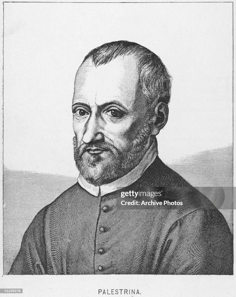 Palestrina Circa 1565, Giovanni Pierluigi da Palestrina . Italian composer ...