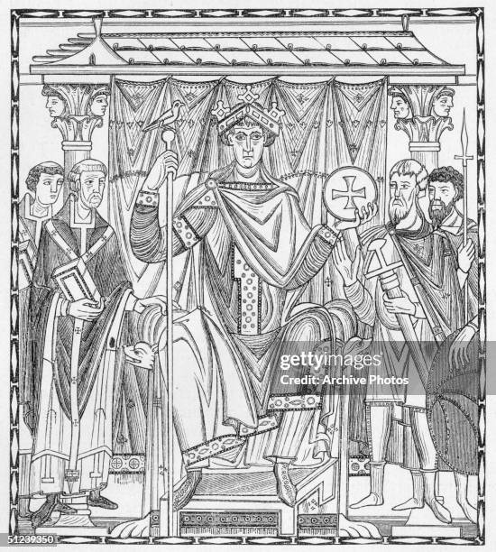 Circa 1000, Otto III . Holy Roman emperor from 996, king of Germany from 983. Crowned king of the Lombards, went to Rome and installed his cousin,...