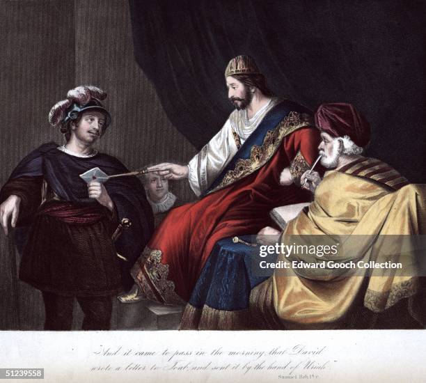 Circa 500 BC, David, the second King of Israel, sends the letter by the hand of Uriah to Joab, his commander-in-chief, to put Uriah in the thick of...