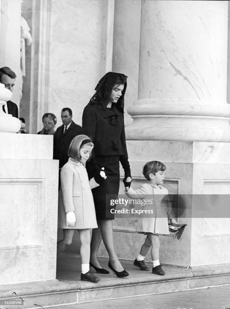 Family At JFK Funeral