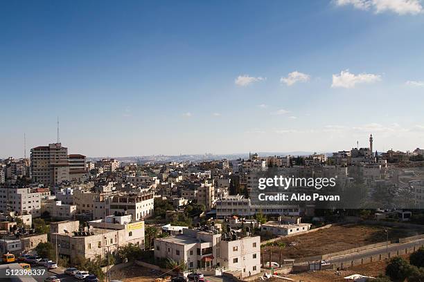 palestine, ramallah, general view - ramallah city stock pictures, royalty-free photos & images