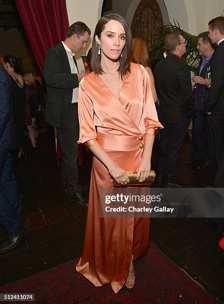 Actress Abigail Spencer attends the Cadillac Oscar Week Celebration at Chateau Marmont on February 25, 2016 in Los Angeles, California.