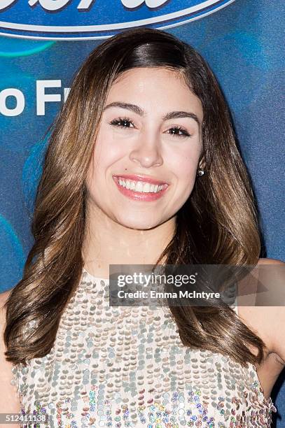 American Idol contestant Gianna Isabella attends Meet Fox's "American Idol XV" Finalists at The London Hotel on February 25, 2016 in West Hollywood,...