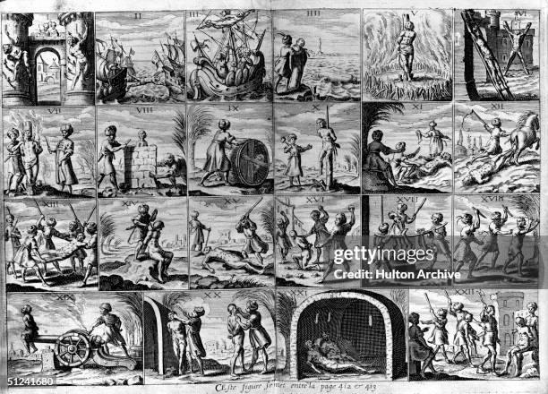 Circa 1635, Twenty two different tortures inflicted on Christian slaves in the Barbary States of North Africa in the 1600's. Original Publication:...