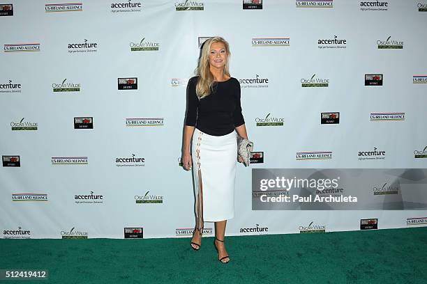 Actress Alison Doody attends the 2016 Oscar Wilde Awards at Bad Robot Studios on February 25, 2016 in Santa Monica, California.