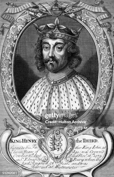 Circa 1230, Henry III the son of King John and King of England from 1216.