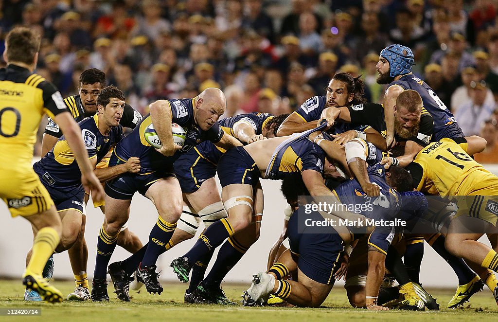 Super Rugby Rd 1 - Brumbies v Hurricanes