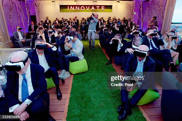 General view during the presentation of the first Axel Springer Award on February 25, 2016 in Berlin, Germany.