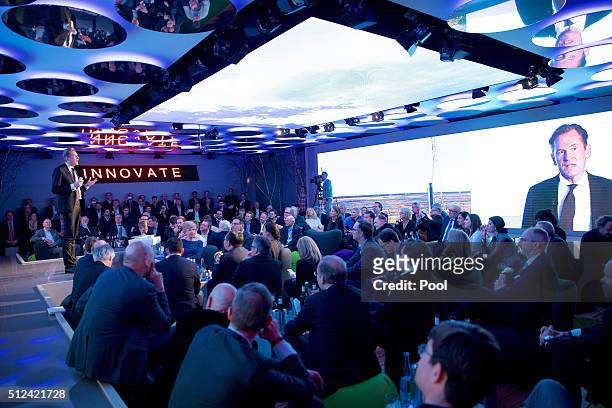 Dr. Mathias Doepfner attends the presentation of the first Axel Springer Award on February 25, 2016 in Berlin, Germany.