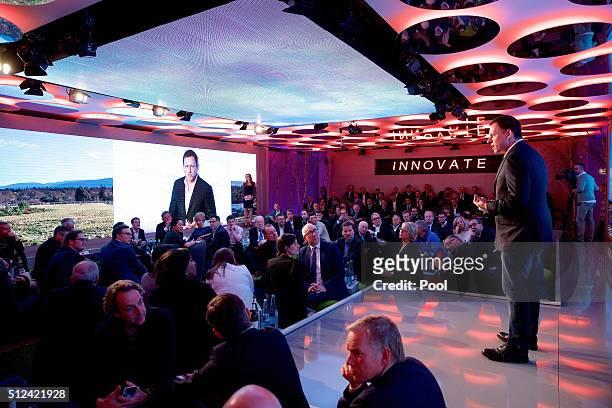 Peter Thiel attends the presentation of the first Axel Springer Award on February 25, 2016 in Berlin, Germany.