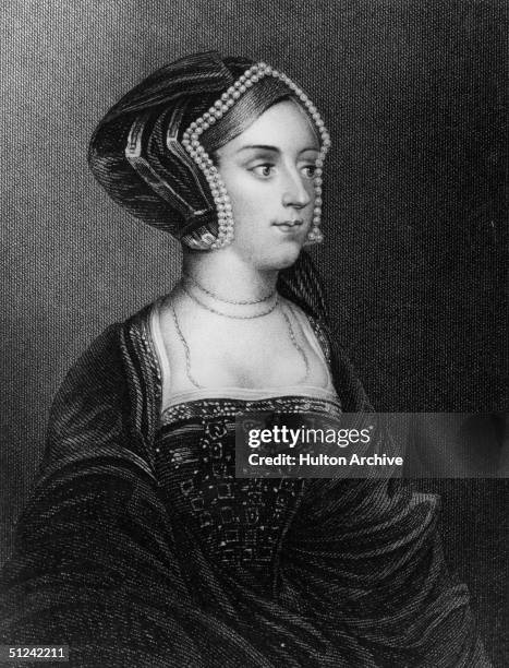 Circa 1530, Anne Boleyn , wife of King Henry VIII of England.