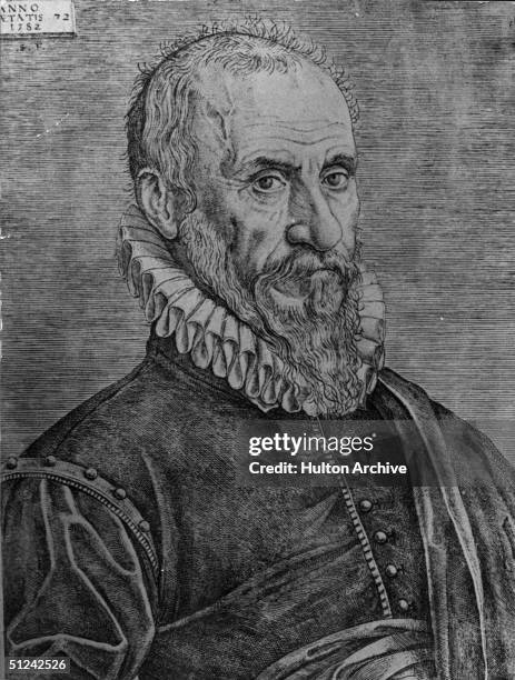 Pioneering French surgeon Ambroise Pare , physician to Henri II, Charles IX and Henri III and author of the influential work 'Cinq Livres de...