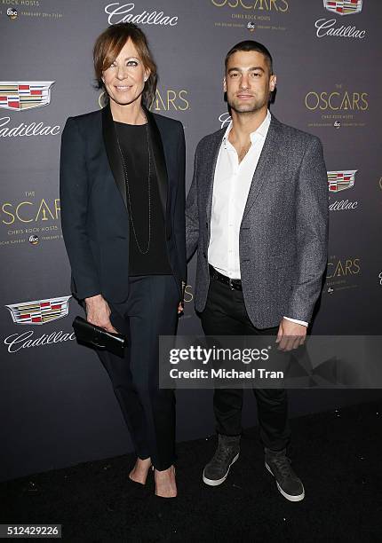 Allison Janney and Philip Joncas arrive at the Cadillac celebrates The 88th Annual Academy Awards pre-party held at Chateau Marmont on February 25,...