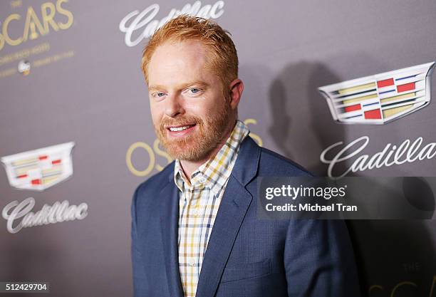 Jesse Tyler Ferguson arrives at the Cadillac celebrates The 88th Annual Academy Awards pre-party held at Chateau Marmont on February 25, 2016 in Los...