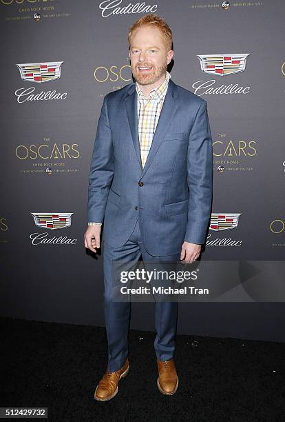 Jesse Tyler Ferguson arrives at the Cadillac celebrates The 88th Annual Academy Awards pre-party held at Chateau Marmont on February 25, 2016 in Los...