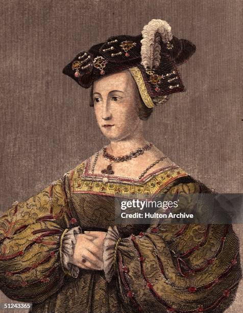 Circa 1530, Queen Anne Boleyn , second wife of Henry VIII.
